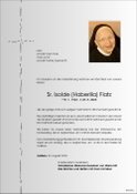 Sr. Isolde (Haberilla) Flatz